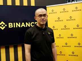 Changpeng Zhao, directeur général de Binance, au parc des expositions Porte de Versailles à Paris, France.