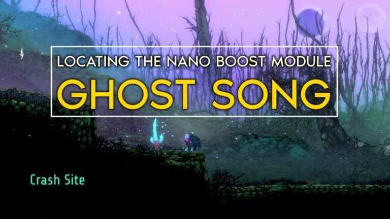 Localisation du Nano Boost dans Ghost Song