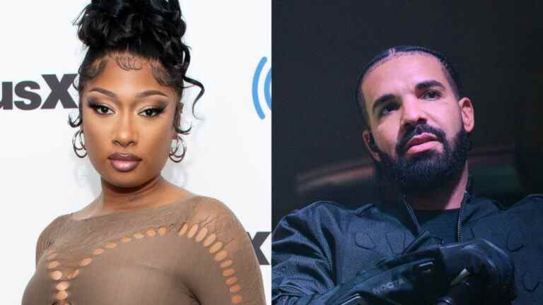 Megan Thee Stallion répond aux paroles de Drake qui impliquent qu'elle a menti à propos de l'agression de Tory Lanez : "Arrêtez d'utiliser mon tir pour avoir de l'influence"
	
	
