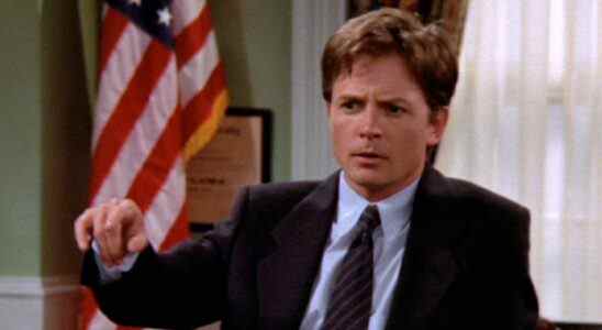 Michael J. Fox in Spin City.