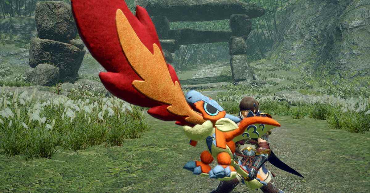 Monster Hunter vous permet enfin de tuer vos ennemis avec des peluches géantes et des jouets qui couinent 
