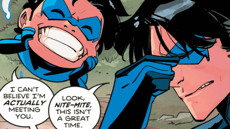 Nightwing #98 présente Dick Grayson à son plus grand et plus petit fan