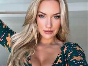 Une image publiée sur Twitter par Paige Spiranac le 17 novembre 2022 conseillant aux fans de s'inscrire sur son site Web personnel au cas où Twitter fermerait.