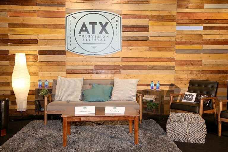 AUSTIN, TEXAS - JUNE 07:  A general view of the atmosphere on day two of the ATX Television Festival at the State Theatre on June 7, 2019 in Austin, Texas.  (Photo by Gary Miller/Getty Images for FIJI Water)