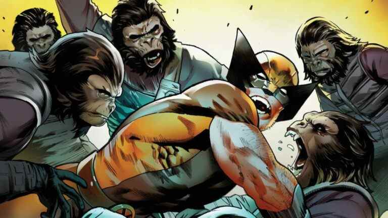 Planet of the Apes rencontre Marvel Comics sur des couvertures de variantes mash-up