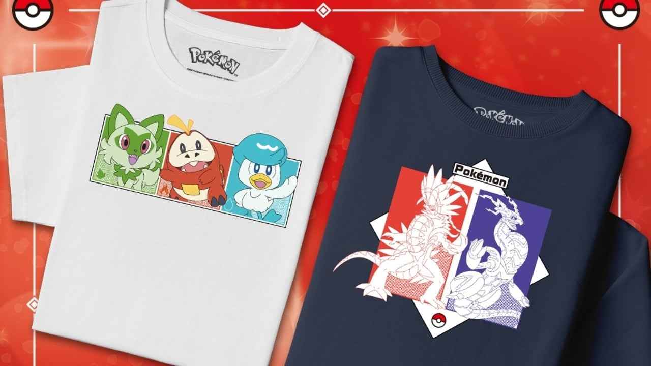 Pokémon Scarlet et Violet traités avec une nouvelle gamme de vêtements
