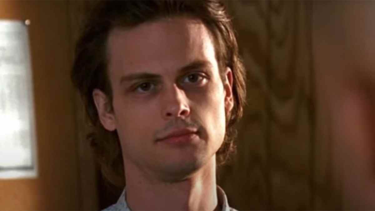 Matthew Gray Gubler talking on Criminal Minds.