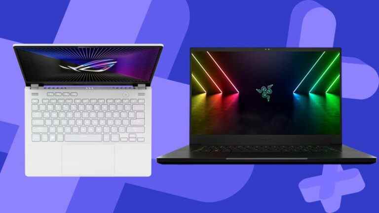 Asus and Razer gaming laptops