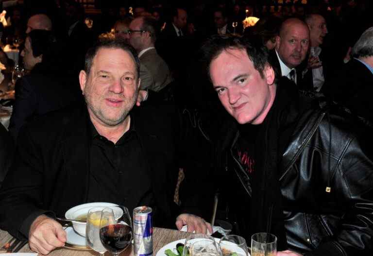 LOS ANGELES, CA - DECEMBER 10:  Producer Harvey Weinstein (L) and Writer, Producer, Director Quentin Tarantino attend the 33rd annual Variety Home Entertainment Hall of Fame on December 10, 2013 in Los Angeles, California.  (Photo by Jerod Harris/Getty Images for Variety)