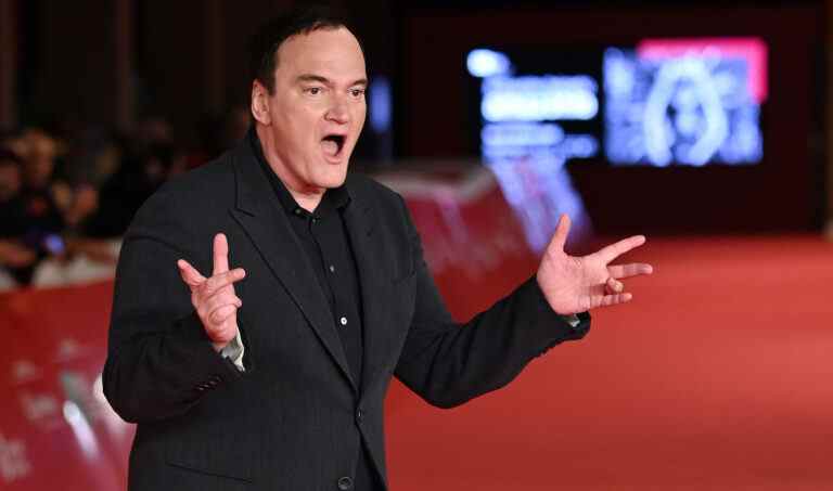 Quentin Tarantino on Red Carpet