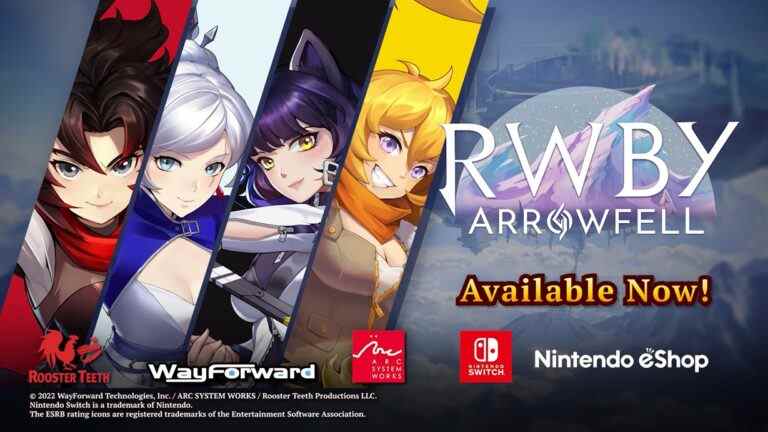 RWBY: bande-annonce de lancement d'Arrowfell
