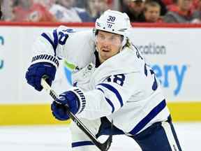 Rasmus Sandin, défenseur des Maple Leafs de Toronto.