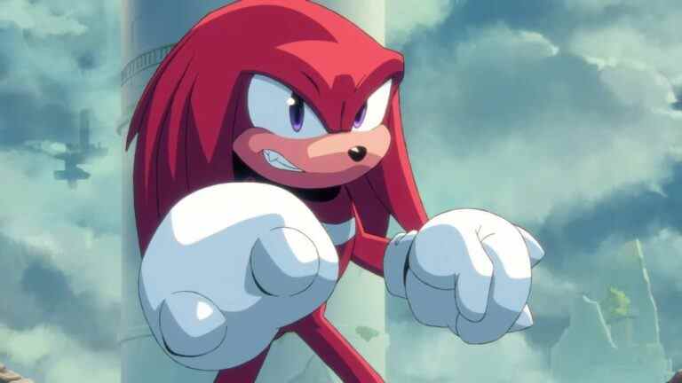 Sonic Frontiers Prologue: Divergence Animation, avec Knuckles, est maintenant disponible
