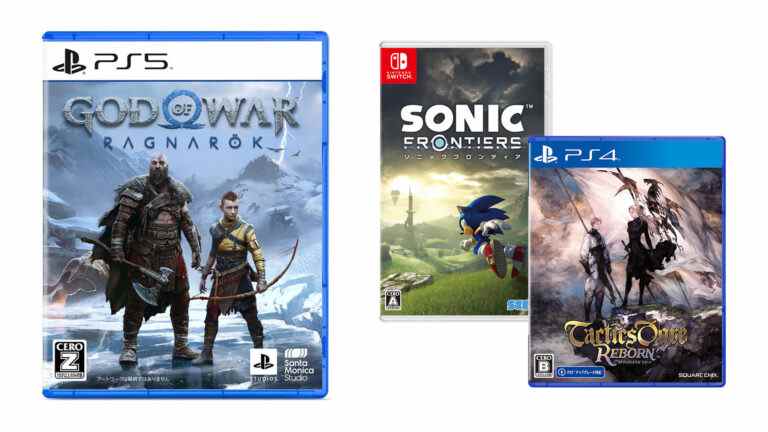 Sorties de jeux japonais de cette semaine : God of War Ragnarok, Sonic Frontiers, Tactics Ogre : Reborn, etc.    
