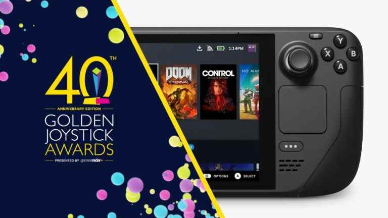 Steam Deck remporte le prix du meilleur matériel de jeu aux Golden Joystick Awards 2022