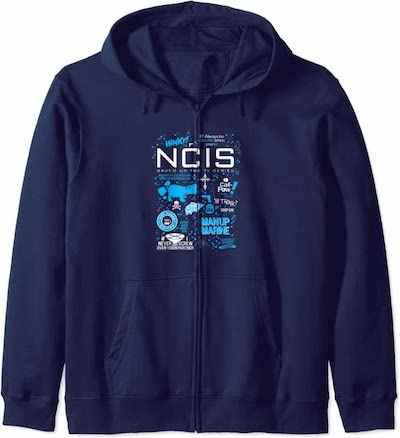 Sweat à capuche zippé NCIS Mash Up