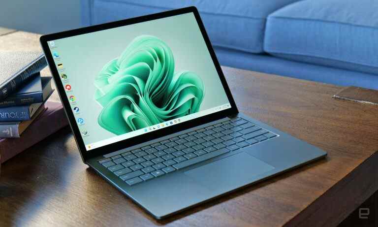 Test du Surface Laptop 5 (13 pouces) : Un beau design qui a presque suivi son cours