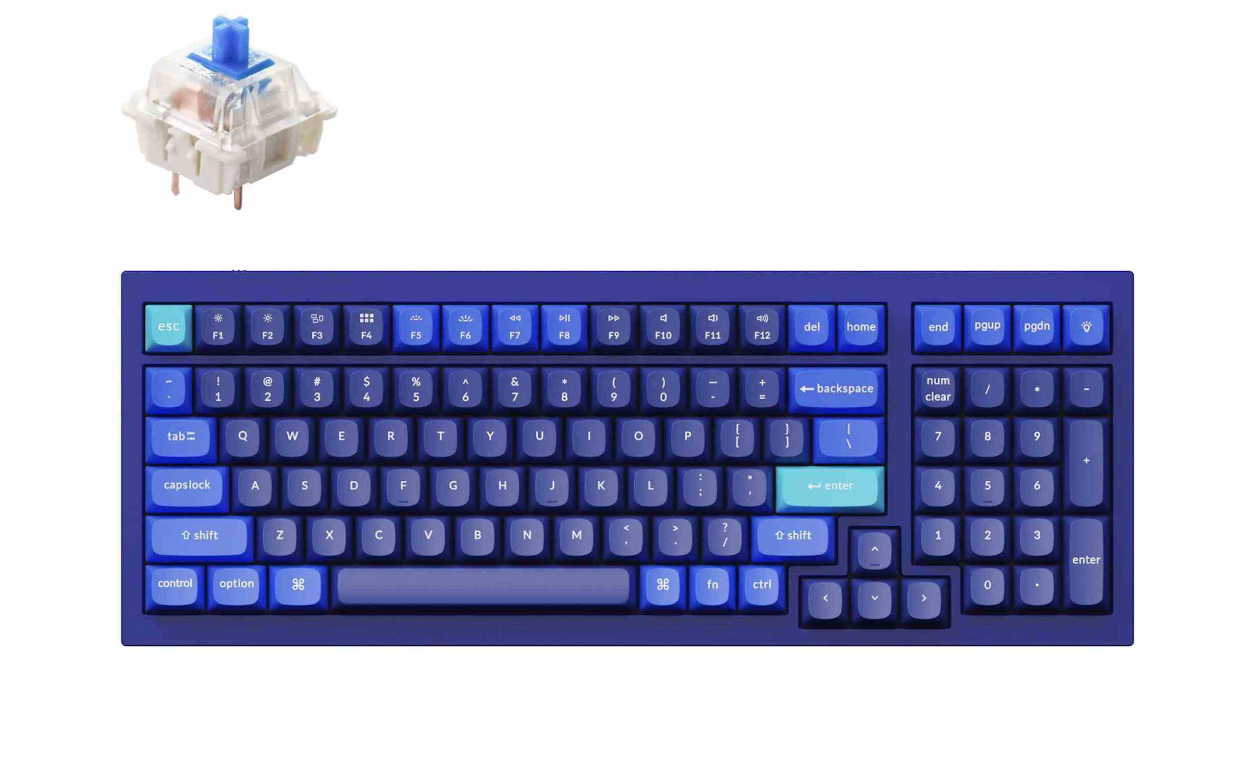 Clavier mécanique personnalisé Keychron Q5 QMK