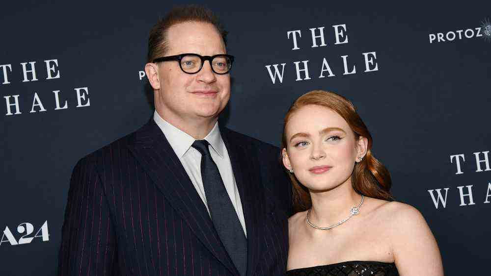 Sadie Sink n'avait vu aucun film de Brendan Fraser jusqu'à ce qu'elle joue le rôle de sa fille dans 