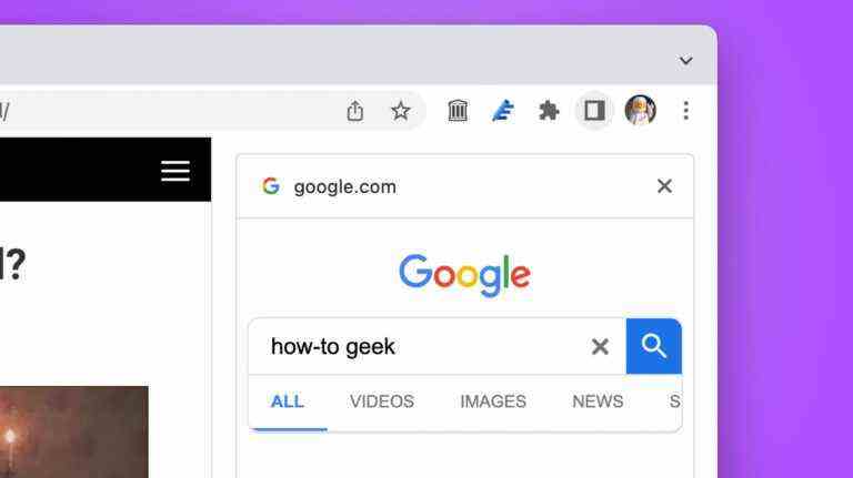 Google Chrome a une nouvelle barre latérale de recherche : voici comment l’utiliser