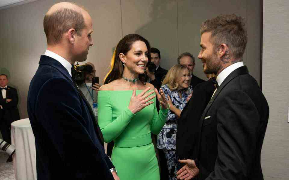 David Beckham était parmi les célébrités en conversation avec les Royals - WireImage