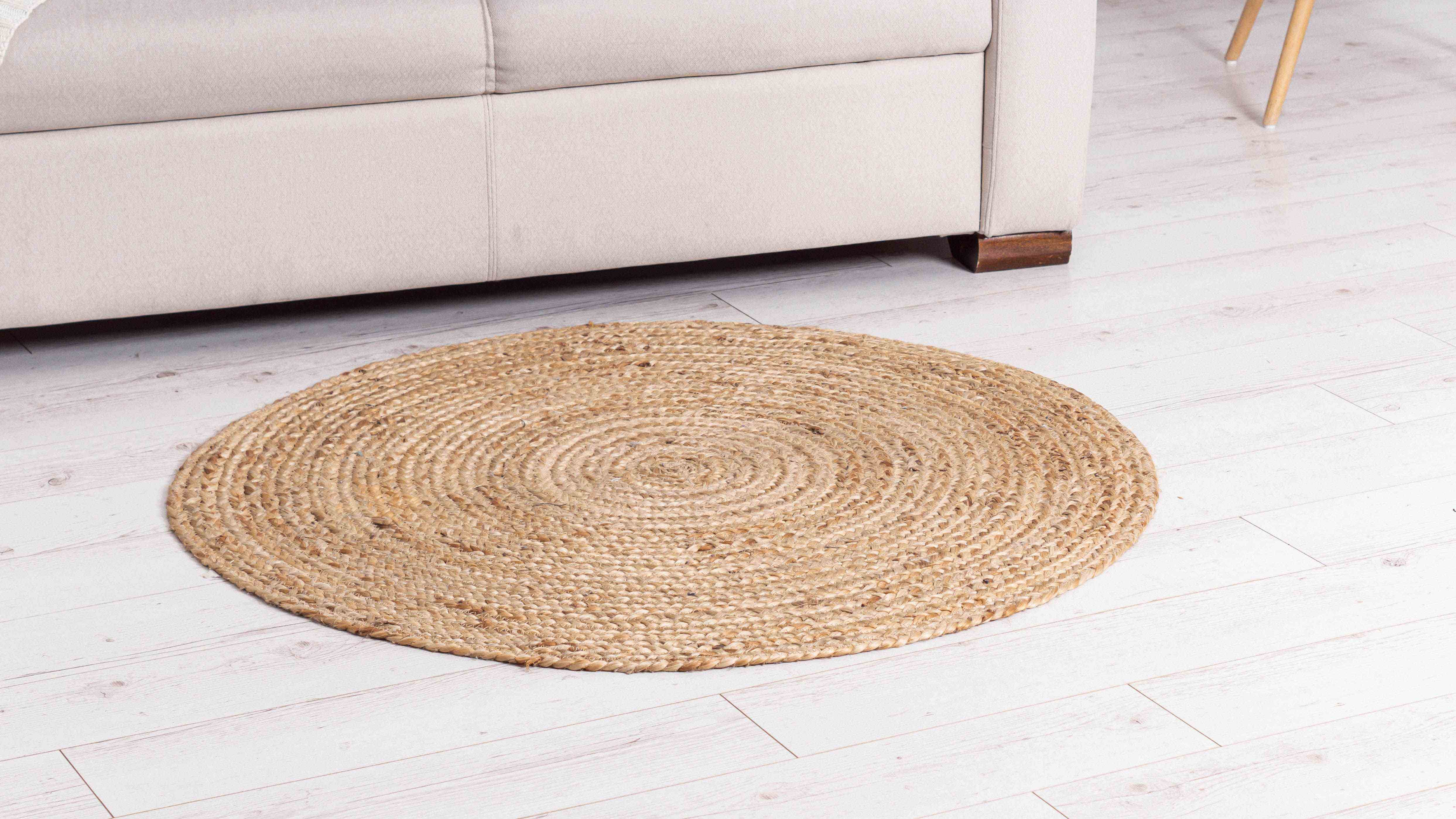 Tapis en jute marron