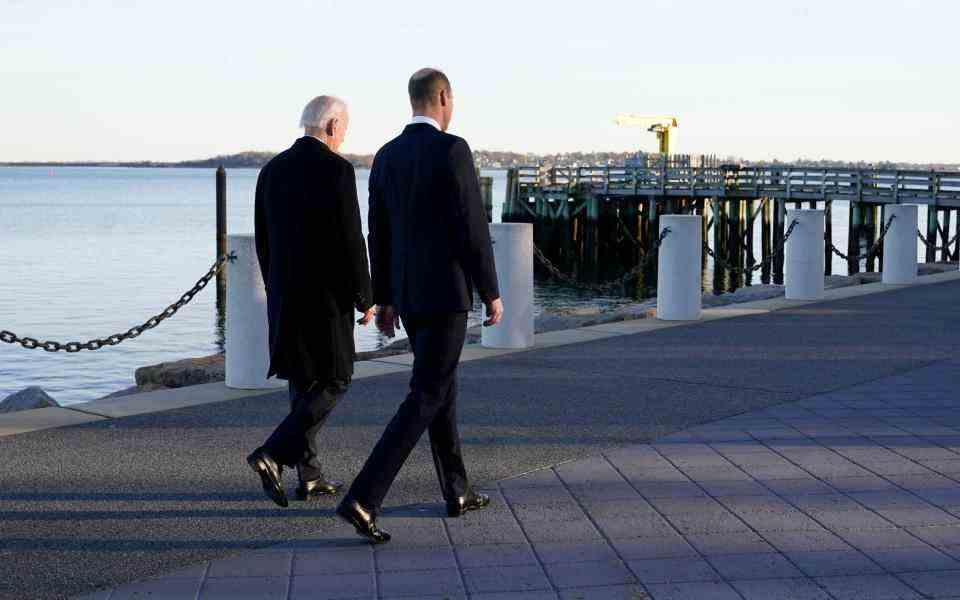 Le couple s'est promené au bord de l'eau lors de leur rencontre - AP Photo