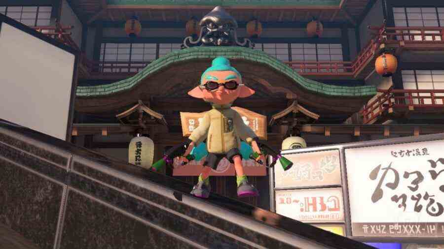 Pose de l'eau salée de Splatoon 3