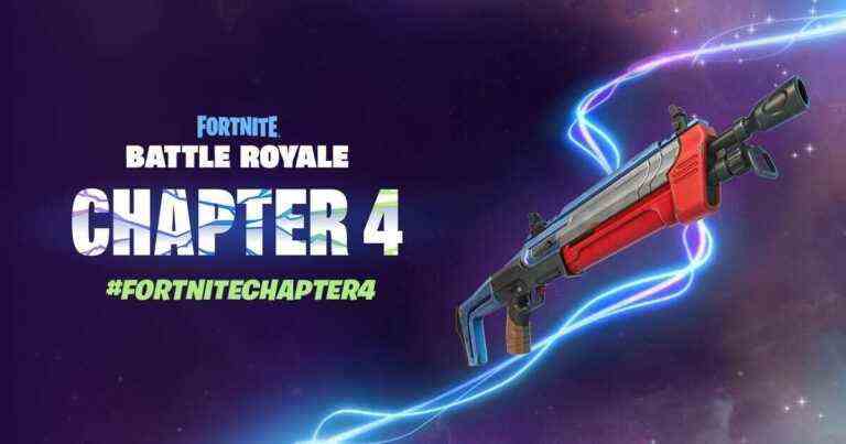 Fortnite Nouvelles armes dans le chapitre 4 de la saison 1 : nouveaux fusils de chasse, fusils d'assaut, etc.
