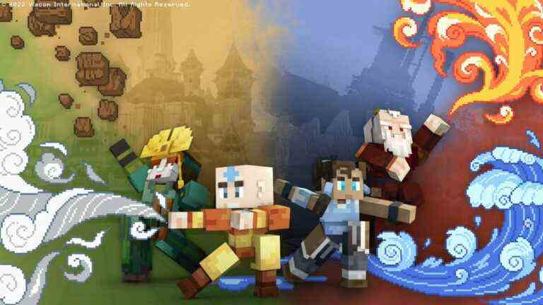 Minecraft révèle le contenu téléchargeable Avatar Legends, les détails et la bande-annonce
