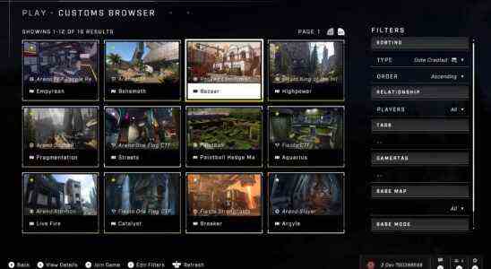 La mise à jour de décembre de Halo Infinite ajoute un navigateur de jeu personnalisé et plus encore