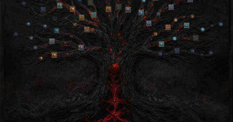 L'arbre de compétences de Diablo 4 n'est plus cet ancien arbre de l'enfer malade
