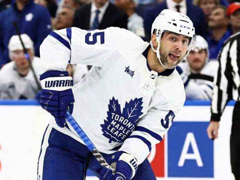 TRAIKOS : À 39 ans, Giordano a surpris les Maple Leafs en « faisant absolument tout »