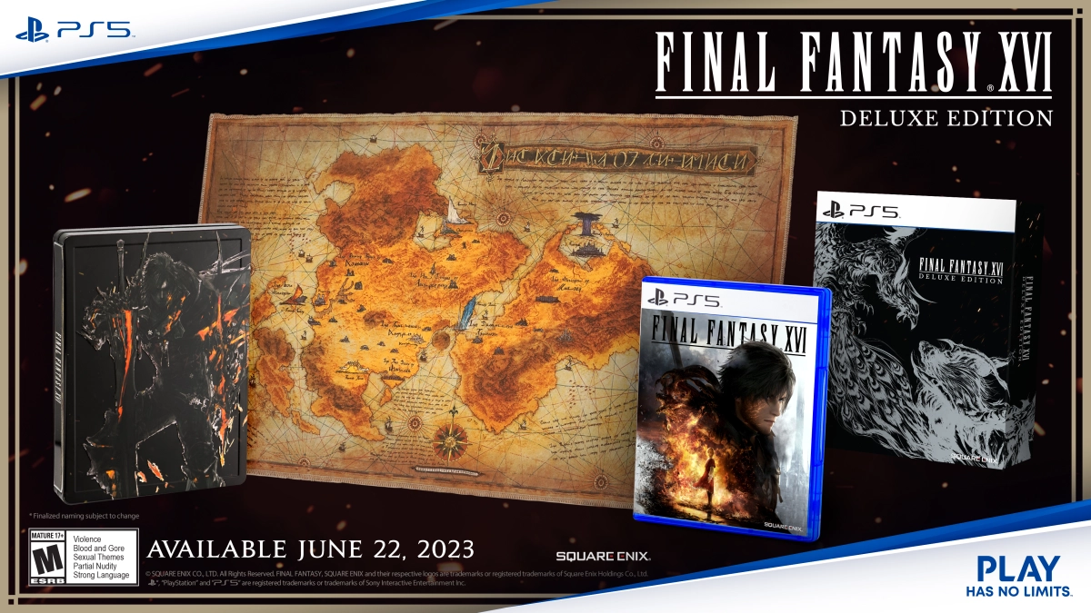 Tous les détails de la norme Final Fantasy XVI (FF16), de l'édition Deluxe et de l'édition Collectors : où comment quand précommander, plus les prix de l'édition collector CE