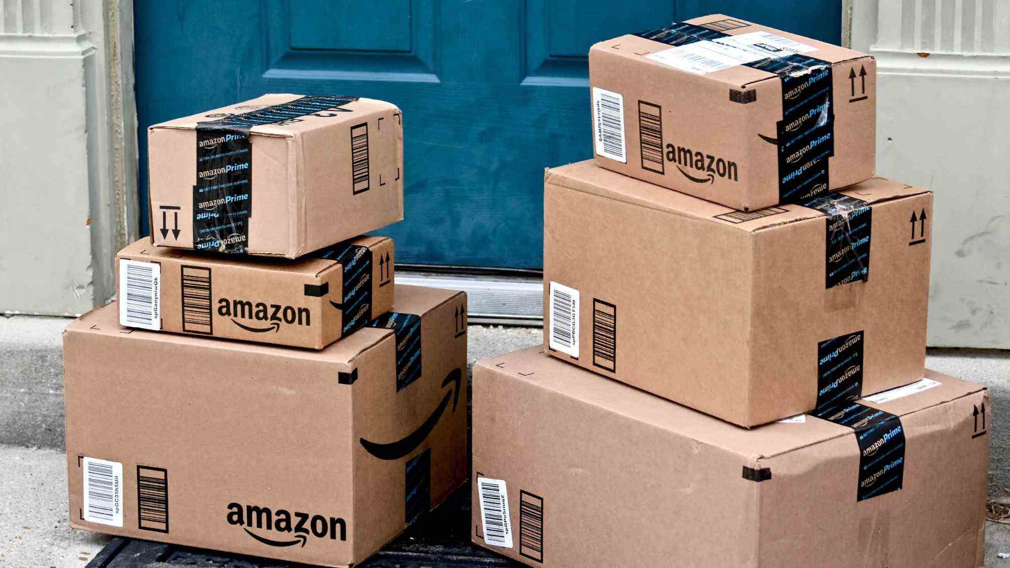 Des colis Amazon à portée de main