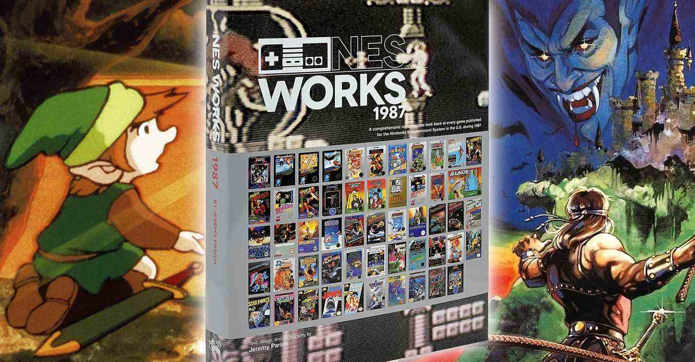 NES Works 1987 review book Jeremy Parish Press Run Books Limited Run Games - all North America games in 87 plus Famicom Disk System FDS in-depth analysis and Metroid Castlevania The Legend of Zelda Mega Man Punch-Out discussion