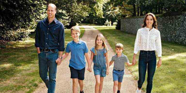 Les enfants du Pays de Galles ont l’air si grands dans la nouvelle carte de Noël du prince William et de Kate