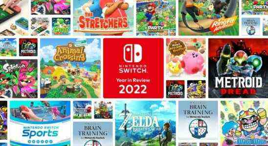 Vous pouvez obtenir vos statistiques Nintendo Switch "Année en revue" maintenant pour 2022