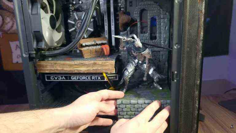 Ce PC de jeu Dark Souls est grossièrement incandescent
