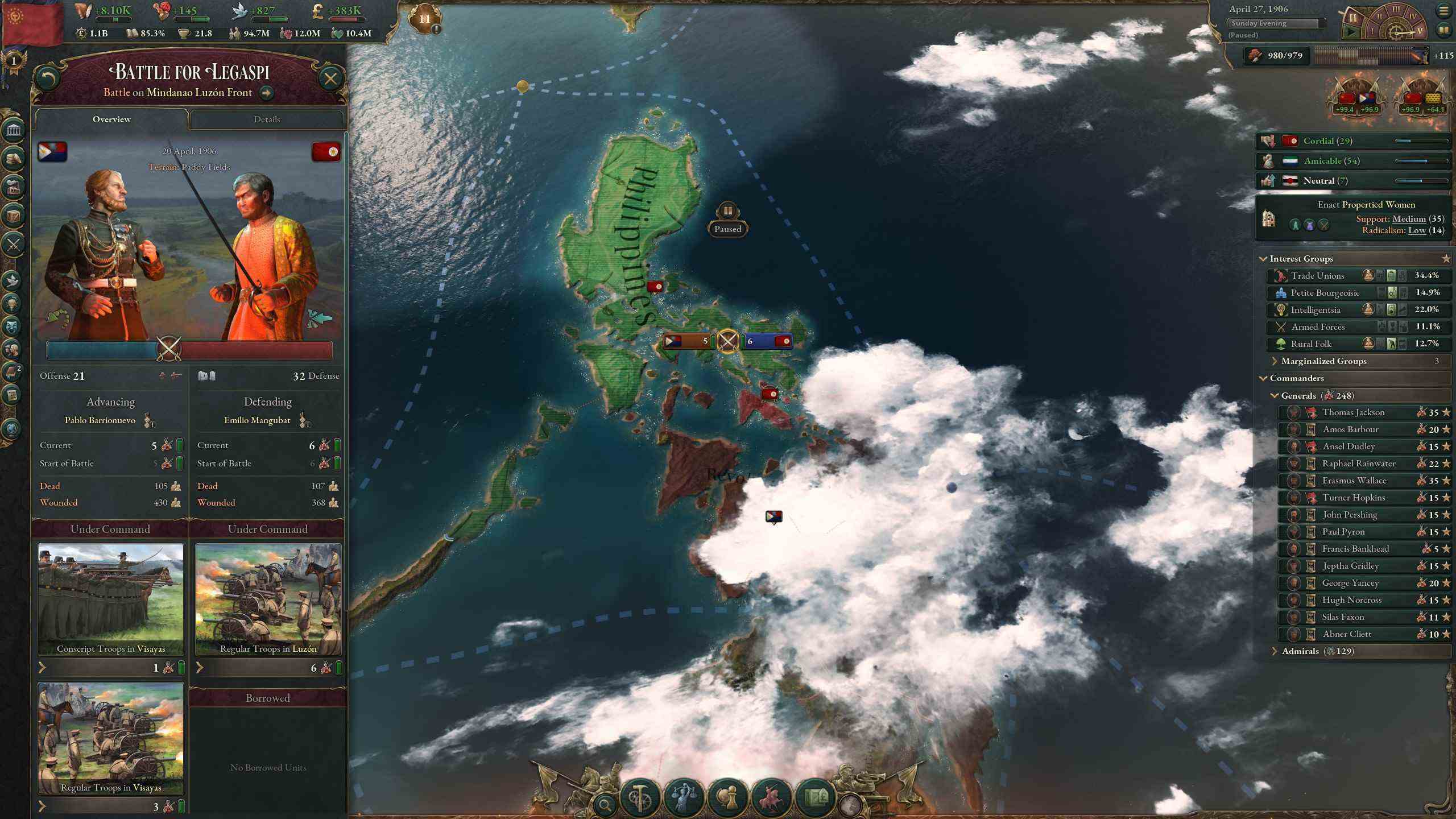 Victoria 3 carte du Japon