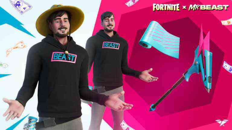 MrBeast arrive sur Fortnite et donne un million de dollars à un joueur
