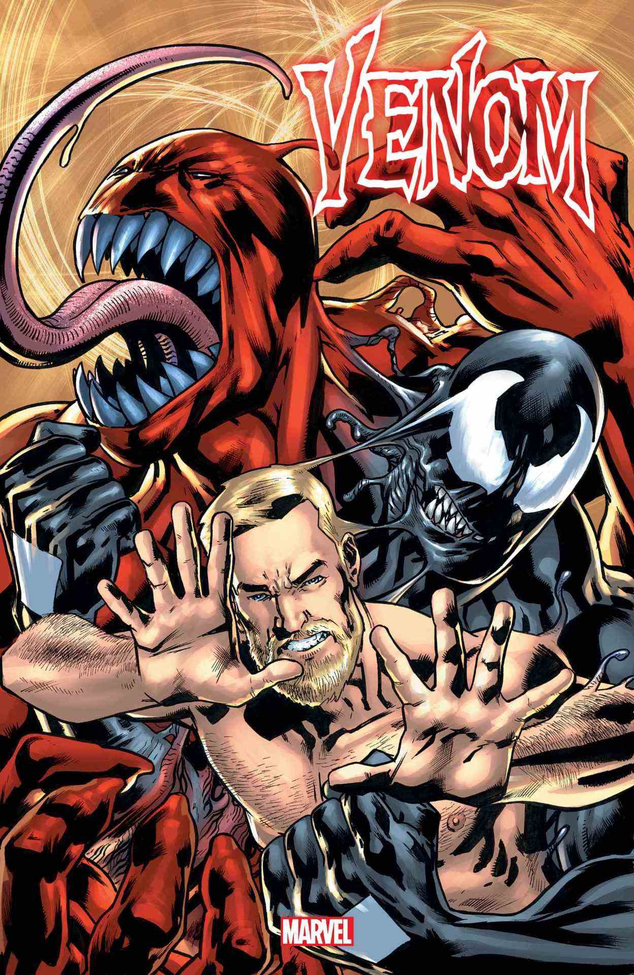 Couverture de la variante Venom # 17 par Bryan Hitch