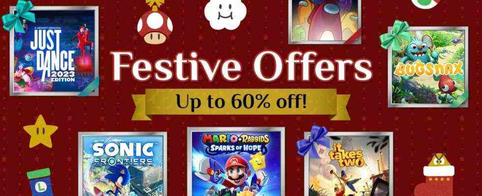 L'énorme vente festive de Nintendo revient, obtenez jusqu'à 60% de réduction sur les jeux Switch eShop (EU)