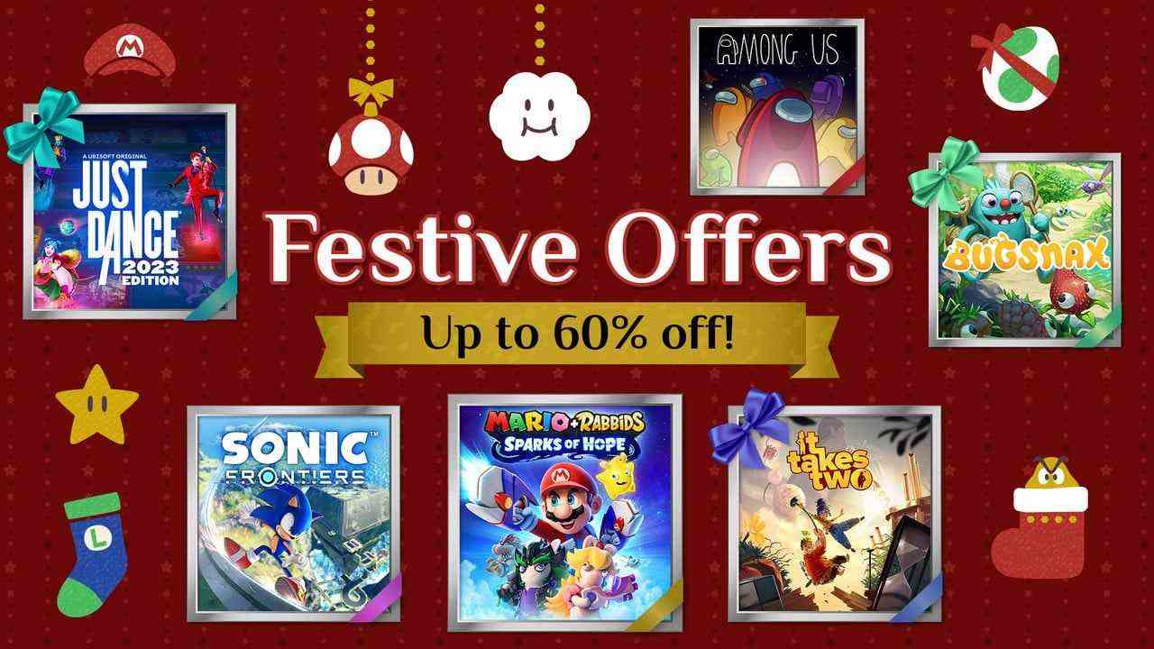 L'énorme vente festive de Nintendo revient, obtenez jusqu'à 60% de réduction sur les jeux Switch eShop (EU)
