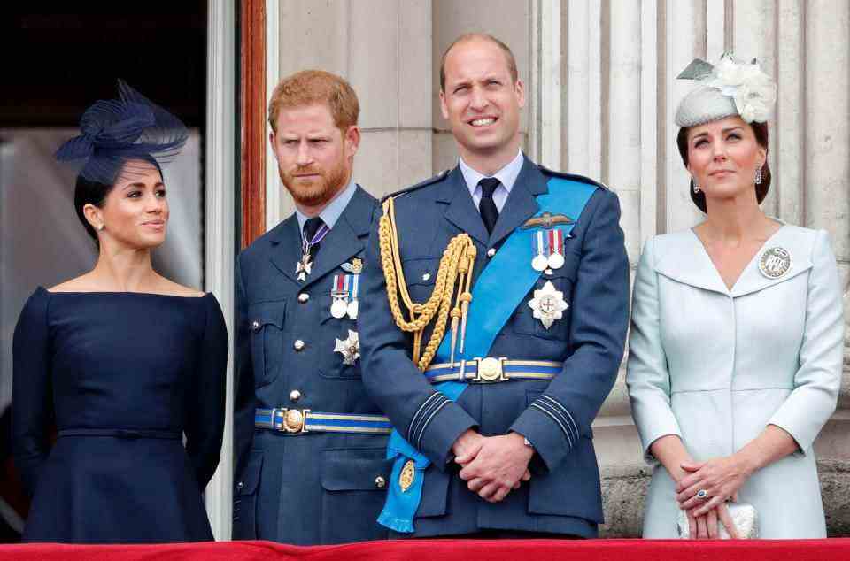 membres de la famille royale assister à des événements pour marquer le centenaire de la raf