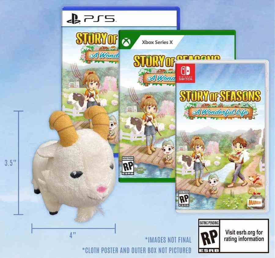 Story Of Seasons: A Wonderful Life Will Have Physical Edition, Goat Plushie Premium Edition 2