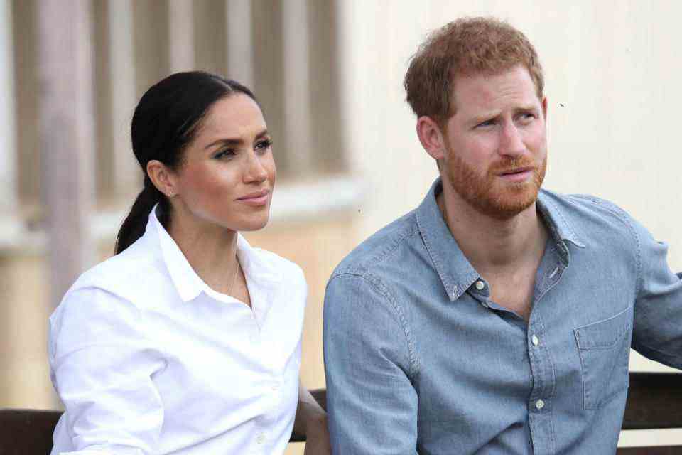 Le prince Harry et Meghan Markle photographiés ensemble.  (Getty Images)