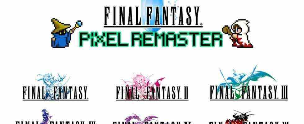 Lancement de la collection Final Fantasy Pixel Remaster sur Switch au printemps 2023