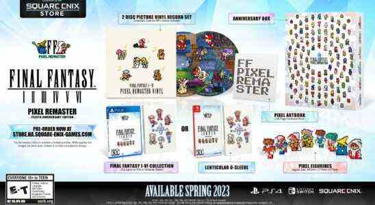 Switch PS4 Final Fantasy FFI-FFVI Pixel Remaster physical collectors edition how to preorder Square Enix Store exclusive FF1 FF2 FF3 FF4 FF5 FF6