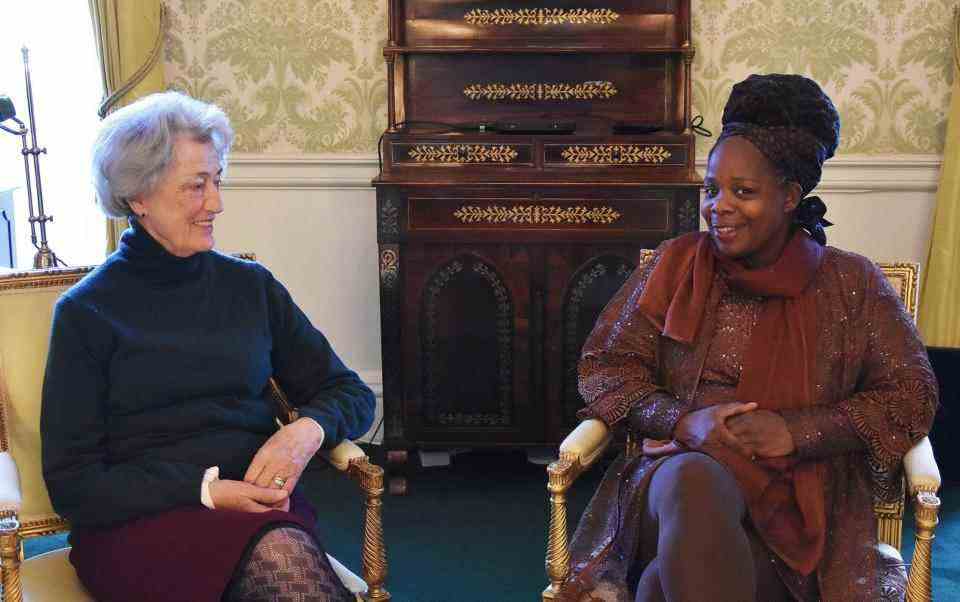 Lady Susan Hussey et Ngozi Fulani - Royal Communications/PA